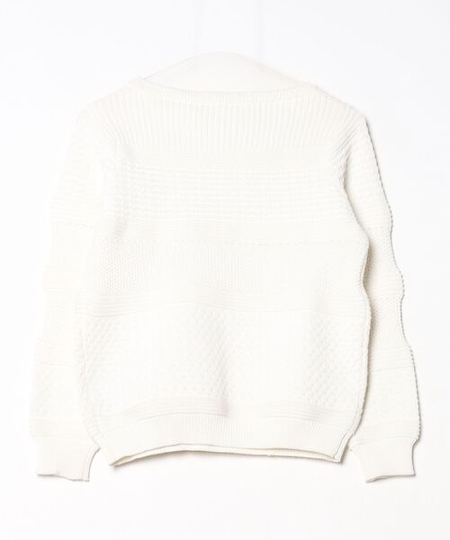 「JENEVIEVE」 長袖ニット - ホワイト レディース_画像2