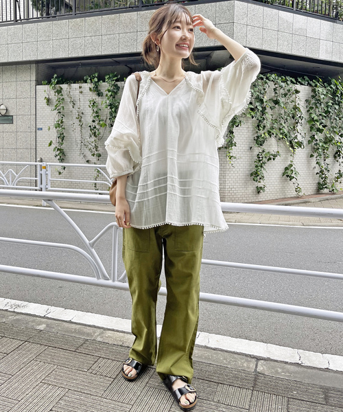 「Spick & Span」 ドルマンスリーブブラウス FREE ブラック レディース