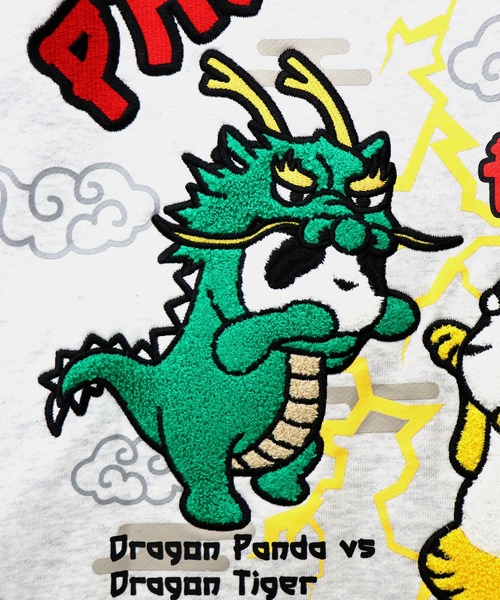 PANDIESTA（パンディエスタ） パーカー タイガー＆ドラゴンパンダフル