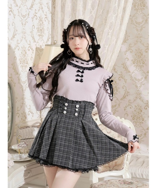 00s 希少 putumayo リボン異素材切り替えプリントフリルキャミ v系 楽天市場】【全品MAX1,500円OFFクーポン】M/Lサイズ フロントリボン