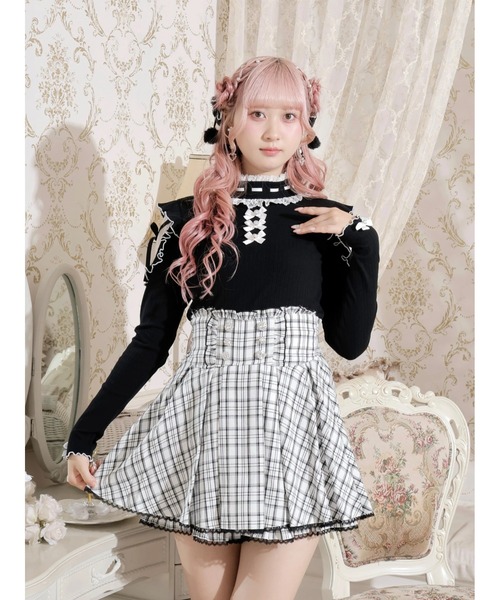 NOEMIE（ノエミー） tシャツ キラキラリボンオープンショルダープチ