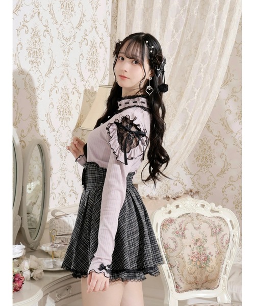 NOEMIE（ノエミー） tシャツ キラキラリボンオープンショルダープチ