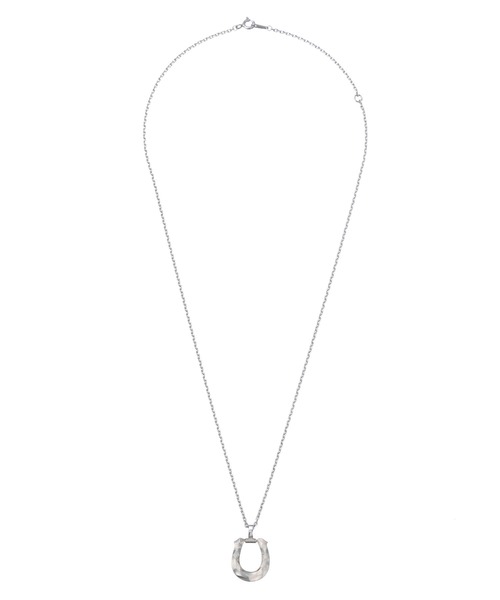 ネックレス “for Gift”クラフトテクスチャーホースシューネックレス/シルバー925「LION HEART / ライオンハート」の画像