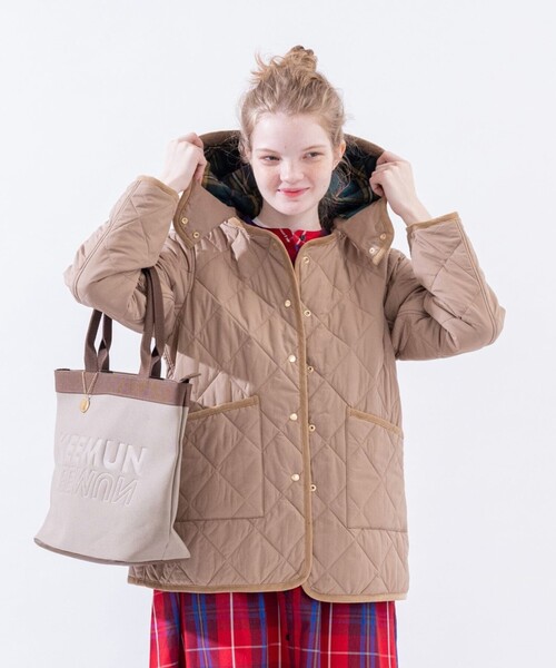 Afternoon Tea（アフタヌーンティー） コート アウター タータン