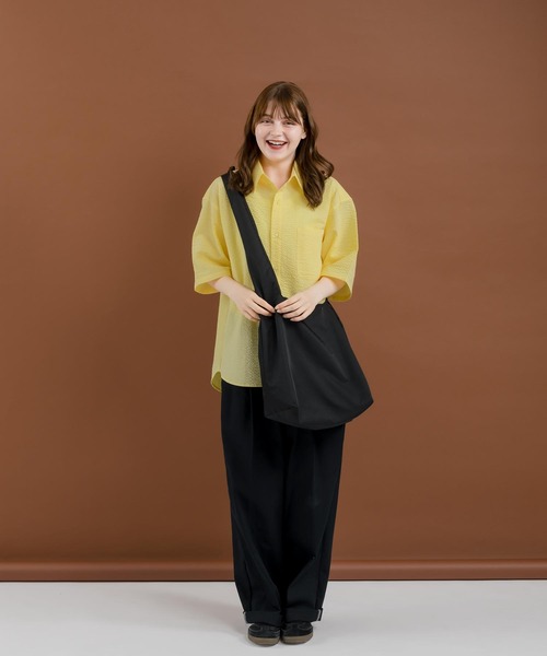 「MUHET」 半袖シャツ X-LARGE ブラック レディース_画像2