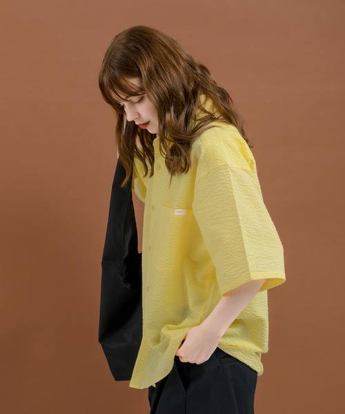 「MUHET」 半袖シャツ X-LARGE ブラック レディース_画像5