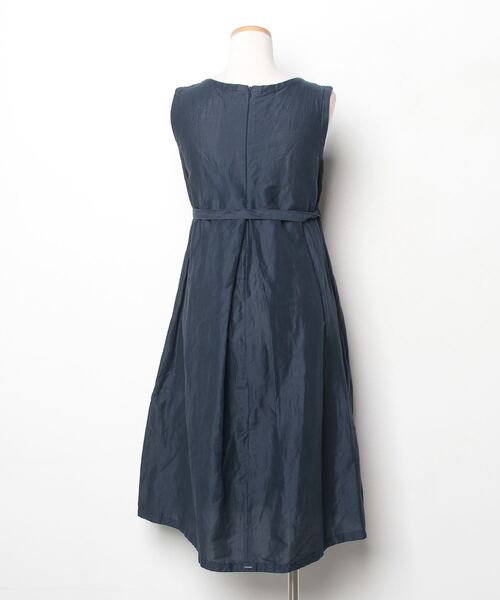 「S MAXMARA」 ノースリーブワンピース 36 ネイビー レディース_画像2