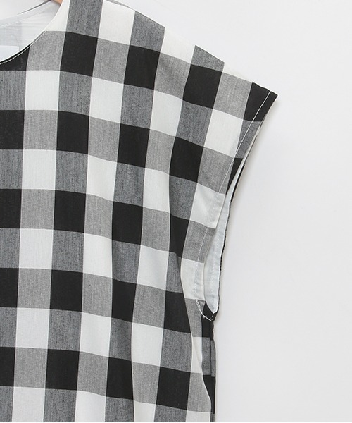 「petit main LIEN」 半袖ワンピース FREE ブラック レディース_画像4