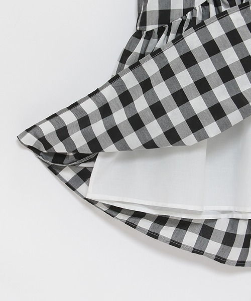 「petit main LIEN」 半袖ワンピース FREE ブラック レディース_画像7