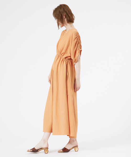 「abahouse mavie」 半袖ワンピース フリー ブラック レディース_画像2