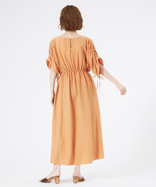 「abahouse mavie」 半袖ワンピース フリー ブラック レディース_画像3