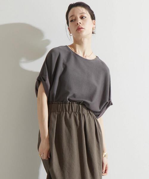 「Liesse」 半袖ニット - パープル レディース_画像4