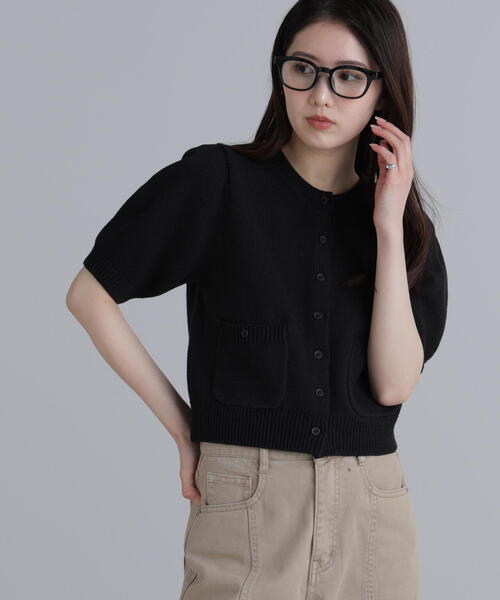 「FREE'S MART」 ニットカーディガン FREE ブラック レディース_画像3