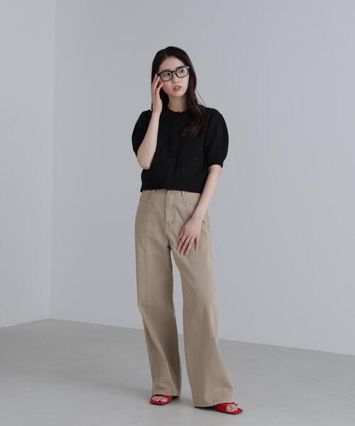 「FREE'S MART」 ニットカーディガン FREE ブラック レディース_画像7