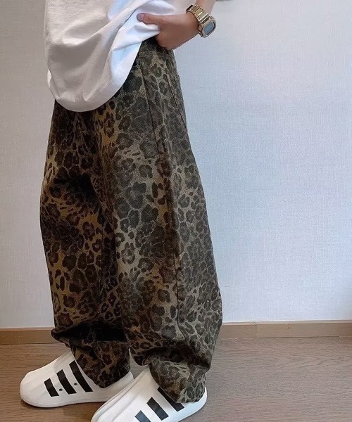 パンツ レオパードワイドパンツ　「ユニセックス商品」 メンズ レディース | CREARE -LINO- | 04