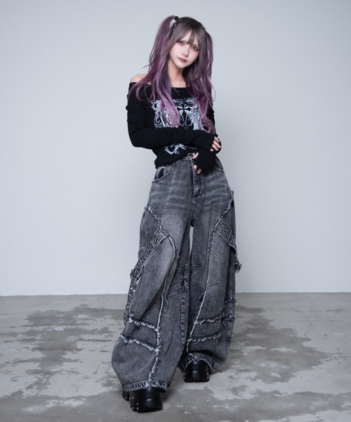 reflem ワイドデニム REFLEM（レフレム） ジーンズ デニム デニムパンツ 「REFLEM/レフレム