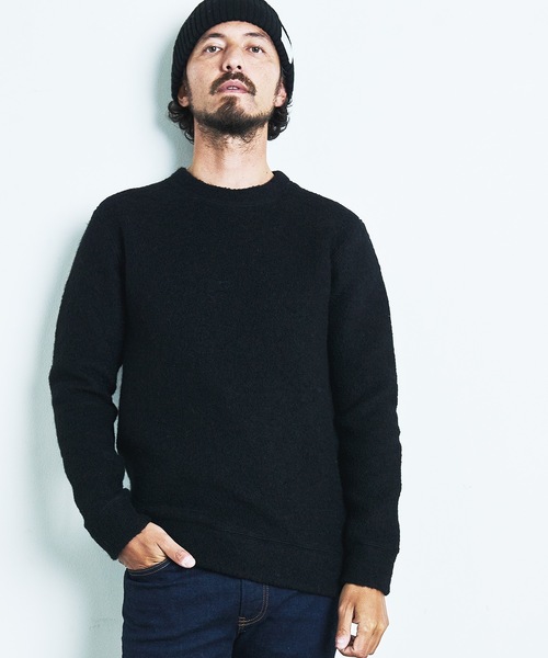 「Magine」 長袖ニット 44 チャコールグレー メンズ_画像4