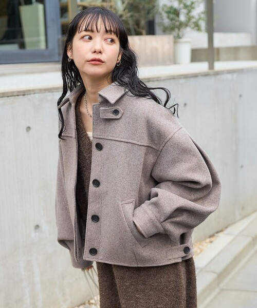 FREAK'S STORE（フリークスストア） ジャケット フリ- ブラウン