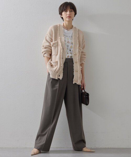 Whim Gazette（ウィム ガゼット） ノーカラージャケット FREE サックス