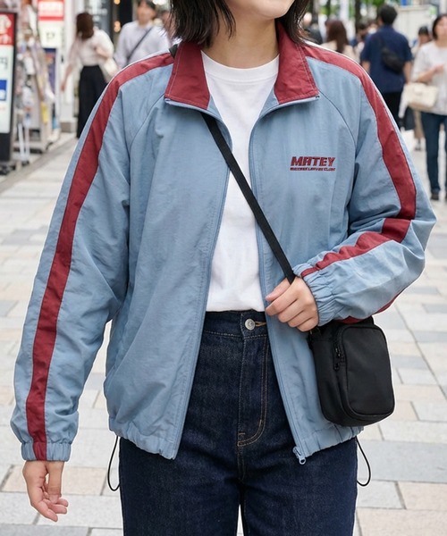 ブルゾン ジャンバー 「82」「MATEY」ウェーブサイドライン ナイロン