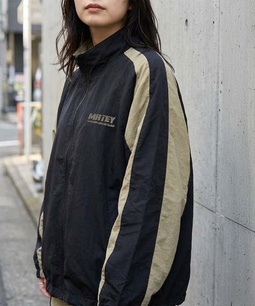 ブルゾン ジャンバー 「82」「MATEY」ウェーブサイドライン ナイロン