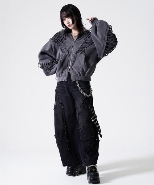 REFLEM（レフレム） パーカー 「REFLEM/レフレム」レースアップ