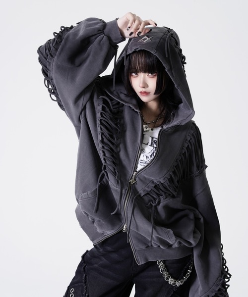 REFLEMパーカー REFLEM（レフレム） パーカー 「REFLEM/レフレム」レースアップ