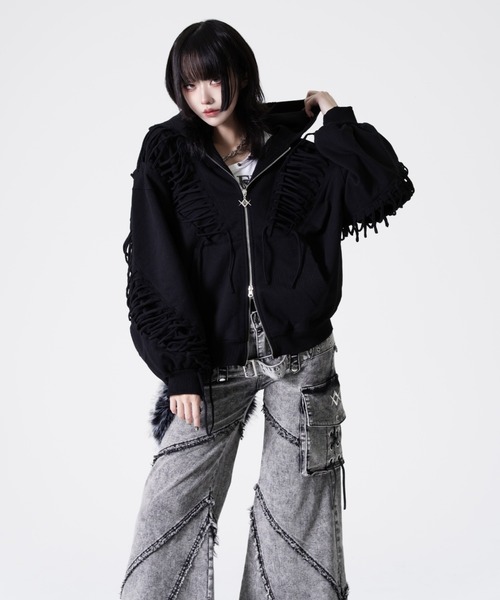 REFLEM（レフレム） パーカー 「REFLEM/レフレム」レースアップ