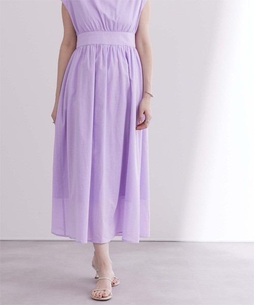 「ur's」 ノースリーブワンピース S ホワイト レディース_画像7