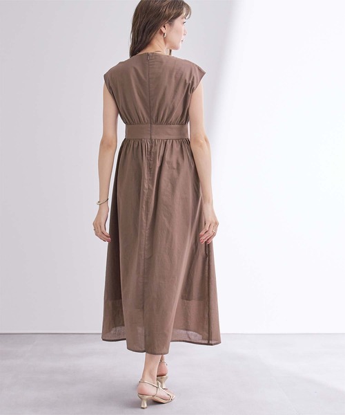 「ur's」 ノースリーブワンピース S ホワイト レディース_画像9