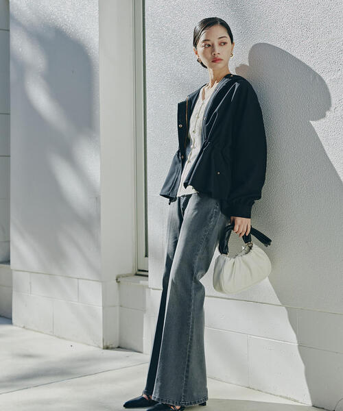 「PROPORTION BODY DRESSING」 マウンテンパーカー SMALL ブラック レディース_画像5