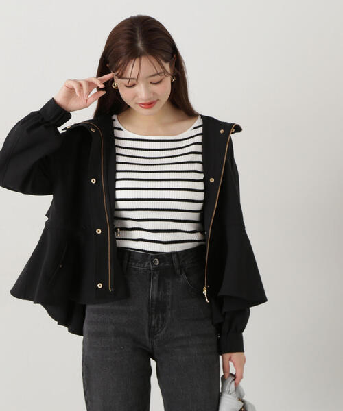 「PROPORTION BODY DRESSING」 マウンテンパーカー SMALL ブラック レディース_画像7