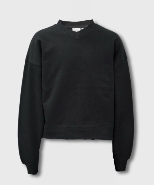 Chikashitsu+（チカシツプラス） トレーナー スウェット 「CS」cropped