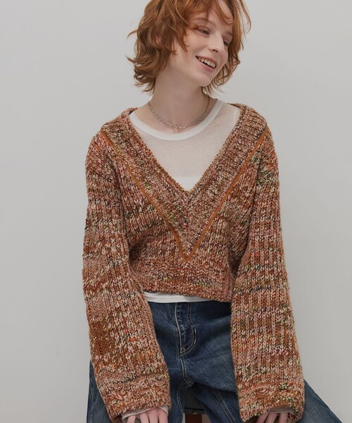 PUBLIC TOKYO ニット PUBLIC TOKYO（パブリックトウキョウ） ニット セーター ミックス