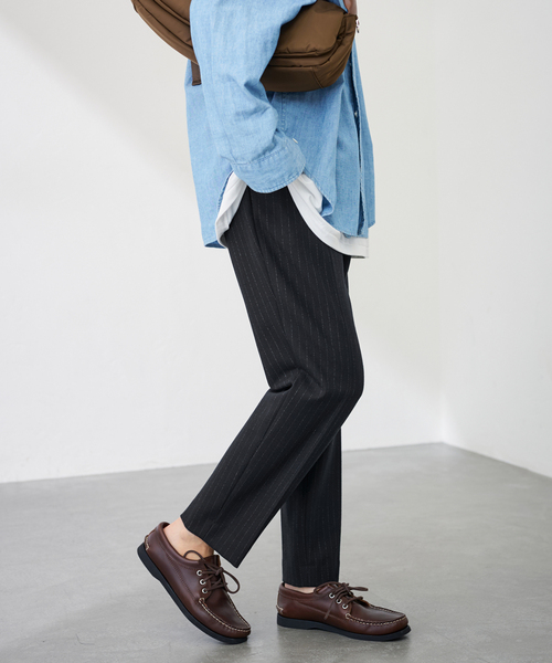 FRAMeWORK（フレームワーク） スラックス パンツ 「追加」T/R両面起毛