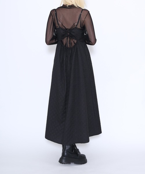 [PUNYUS] трикотажный джемпер с длинным рукавом 3 черный женский 