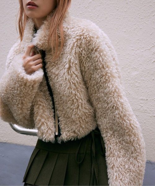 SLY（スライ） ブルゾン FREE アイボリー レディース : ZOZOTOWN Yahoo