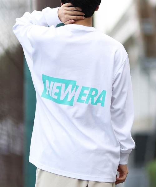 NEW ERA（ニューエラ） 長袖Tシャツ L ホワイト メンズ : ZOZOTOWN