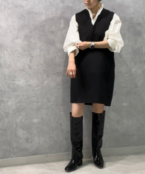 「styling/」 長袖ブラウス FREE ブラック レディース_画像6