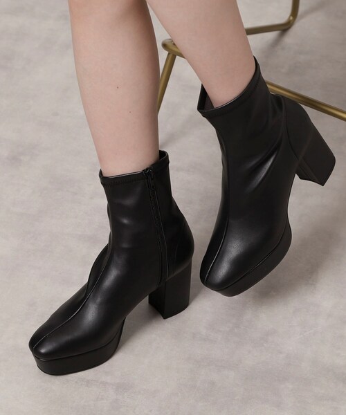 ESPERANZA（エスペランサ） ショートブーツ LL ブラック レディース