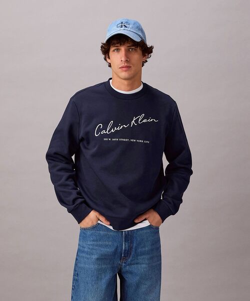 新品 カルバンクライン スウェット トレーナー Calvin Klein（カルバン・クライン） トレーナー スウェット ロゴエン