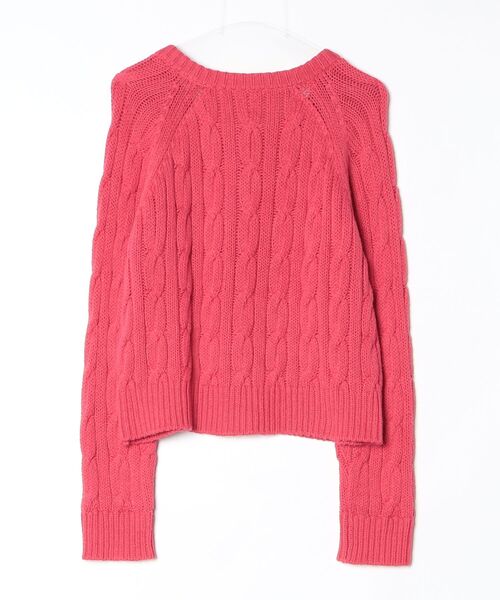 「Ron Herman」 ニットカーディガン S レッド レディース_画像2