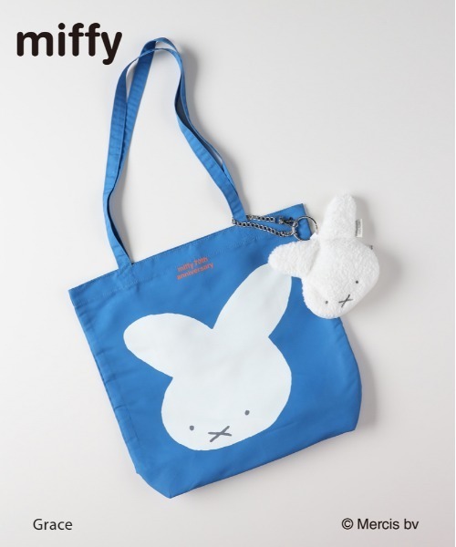 Right-on（ライトオン） エコバッグ 「miffy」70周年限定 ボアポーチ