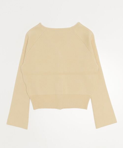 「EMMEL REFINES」 ニットカーディガン FREE ナチュラル レディース_画像2