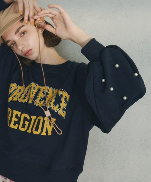 「Unitage」 スウェットカットソー FREE ナチュラル レディース_画像2