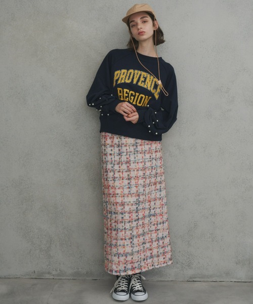 「Unitage」 スウェットカットソー FREE ナチュラル レディース_画像3