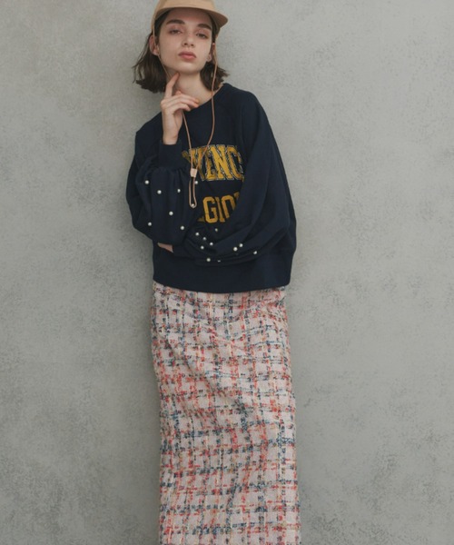 「Unitage」 スウェットカットソー FREE ナチュラル レディース_画像5