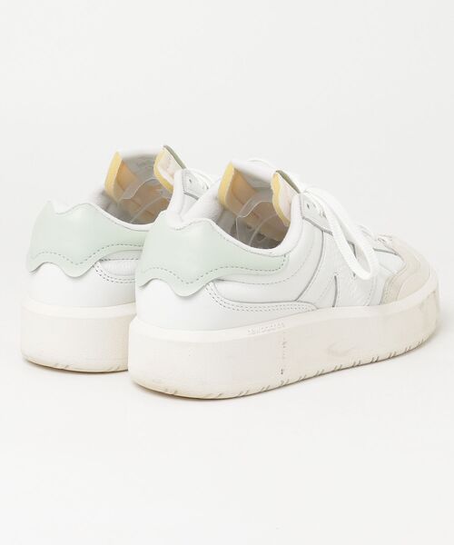 「New Balance」 ローカットスニーカー 24.5cm ホワイト レディース_画像2