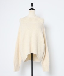 「Bonjour Sagan」 長袖ニット FREE グレー レディースの画像2