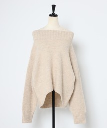 「Bonjour Sagan」 長袖ニット FREE グレー レディースの画像3